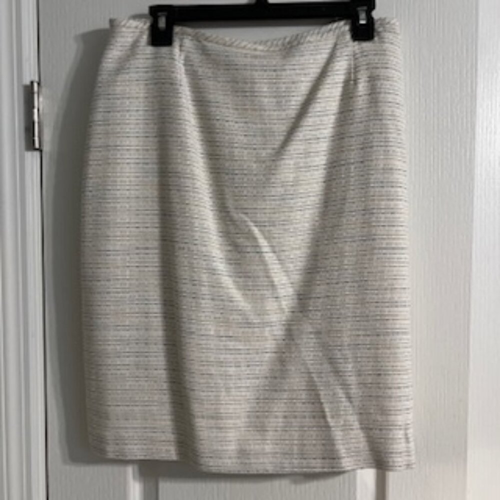 Alex Marie Women's Lined Pencil Skirt Slit Back 10